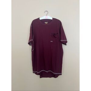 Ariat Rebar Maroon T-Shirt Men’s Size XL